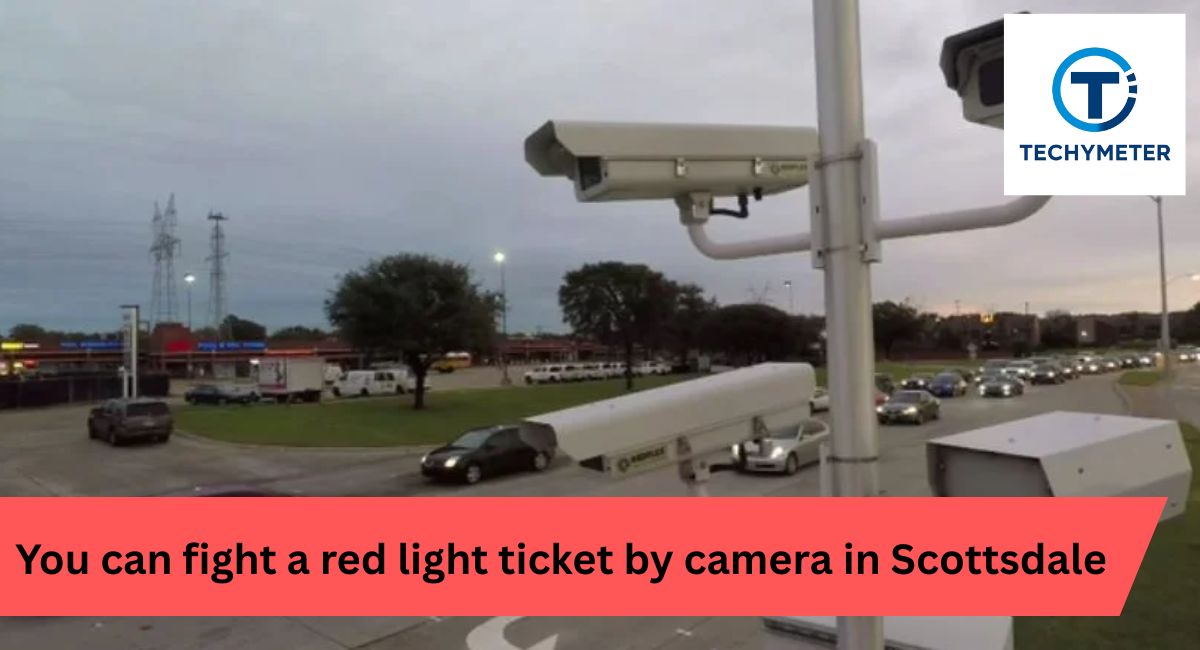 you can fight a red light ticket by camera in Scottsdale