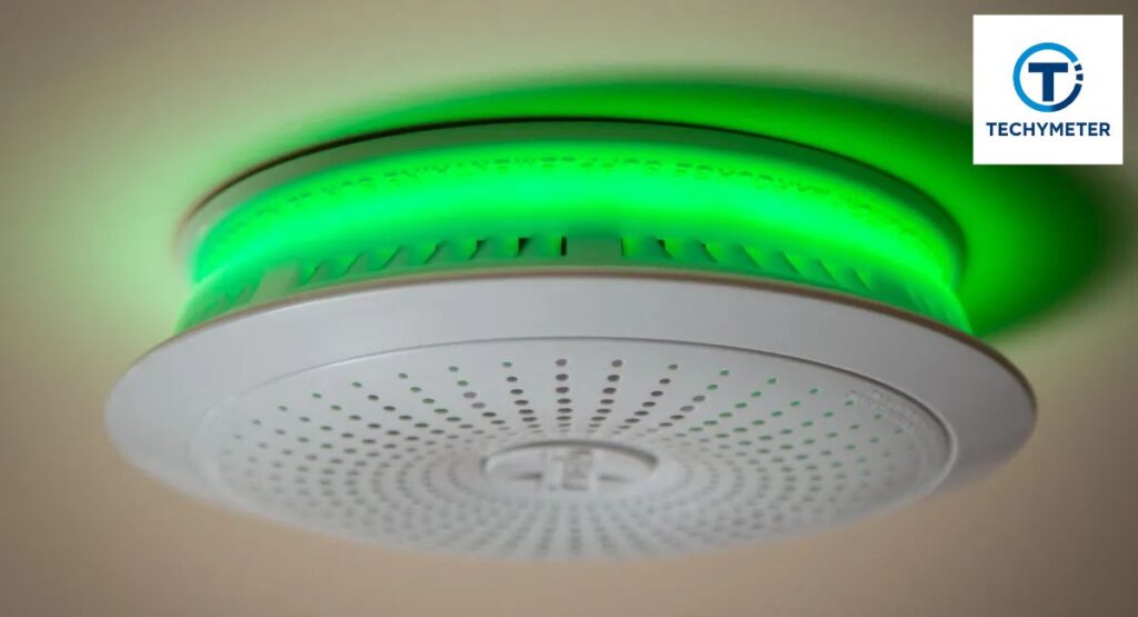Smoke Detector Camera Green Light